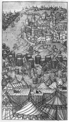 Attack on a Fortified Town, Illustration from 